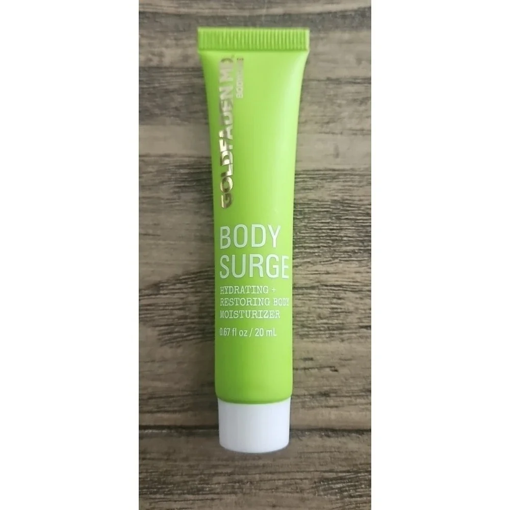 2X GOLDFADEN MD Body Surge Hydrating & Restoring Body Moisturizer • 0.67 Fl Oz